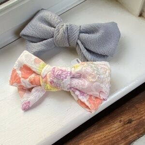 Anthropologie Small Hair Bow Barrette Bundle
